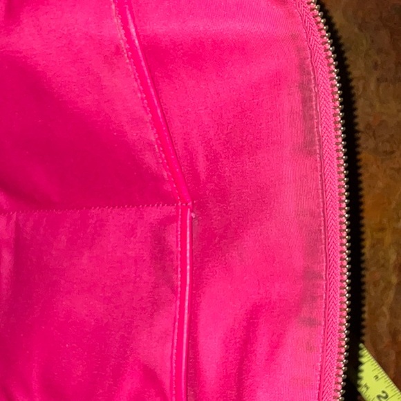 Coach Hot Pink Pebbled Leather Tote With Gold-Tone Hardware Accents Authentic - Picture 6 of 16